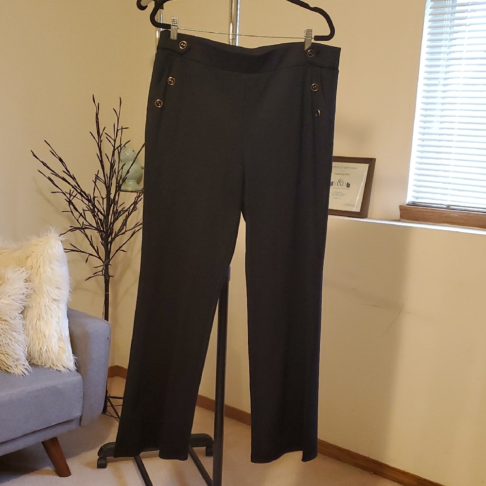 Maurices Black Straight Leg Pants